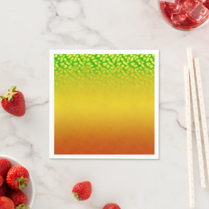 Autumnal Ombre Fading Löv Decoupage Napkins Pappersservett