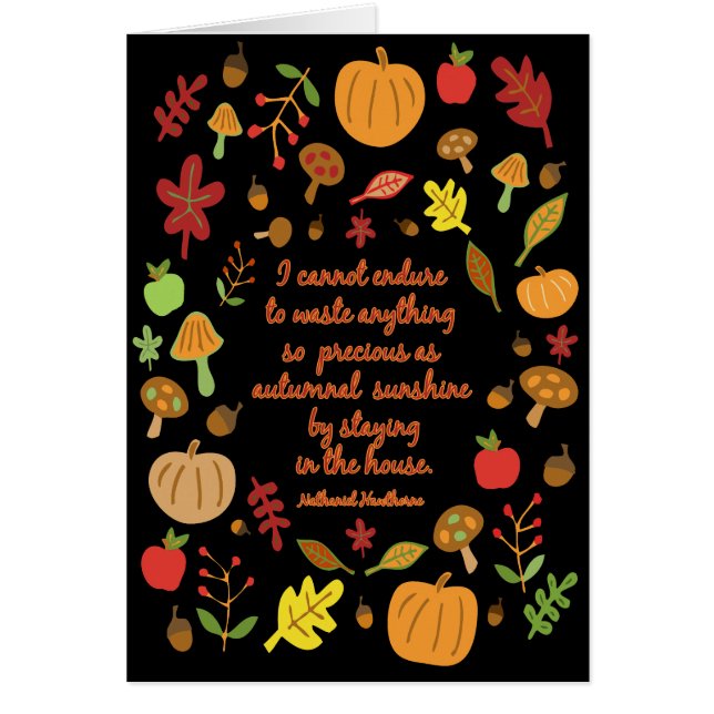 Autumnal Sunshine OBS Kort (Framsidan)