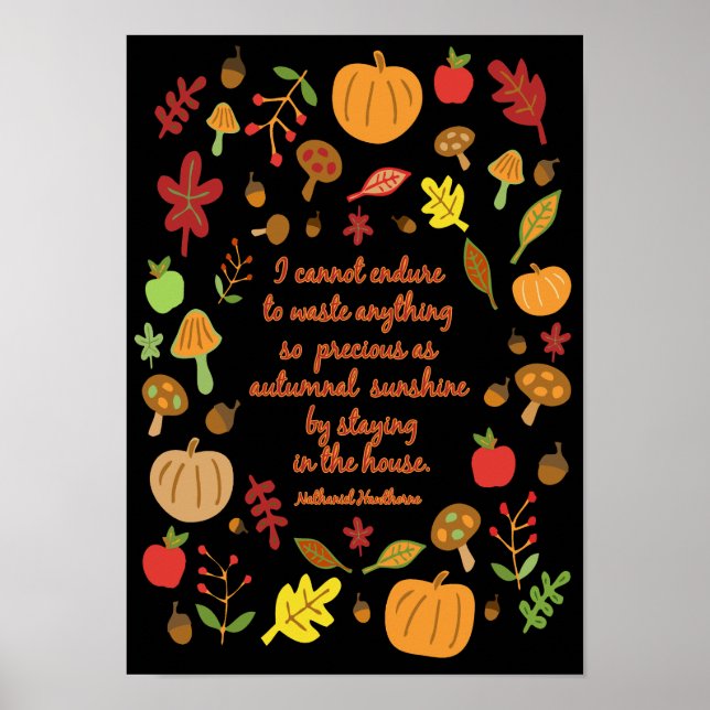 Autumnal Sunshine Poster (Framsidan)