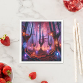 Autumnal Whimsigoth Twilight Forest Decoupage Pappersservett