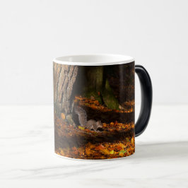 Autumnal woodland magisk mugg