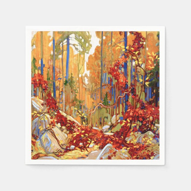 Autumn's Garland av Tom Thomson Pappersservett (Framsidan)
