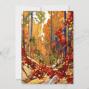Autumn's Garland, bra konst av Tom Thomson, Julkort