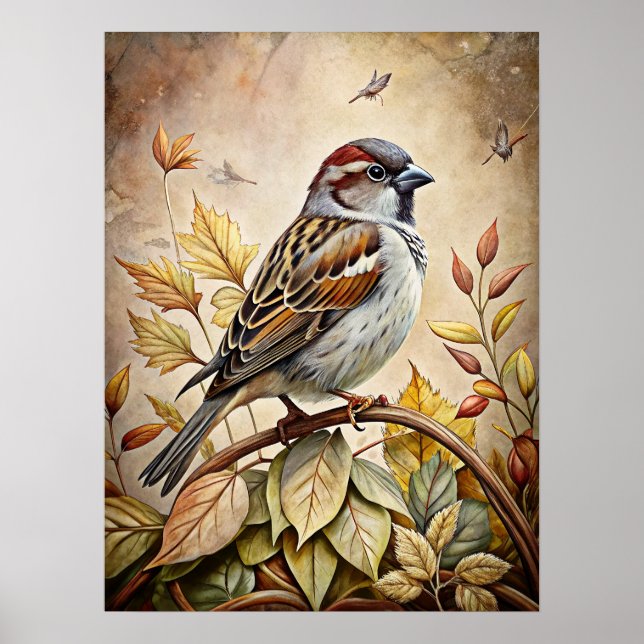 Autunm Forest Animal Poster (Framsidan)