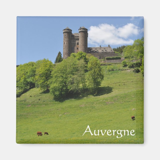 Auvergne chateau magnet (Framsidan)