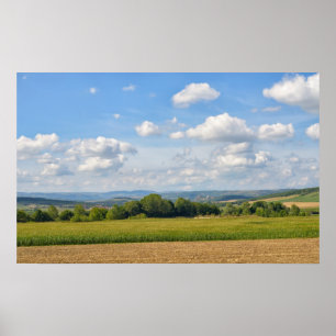Auvergne-regionen i Frankrike Poster