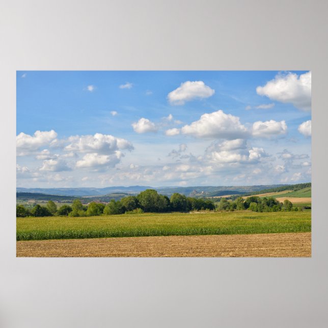 Auvergne-regionen i Frankrike Poster (Framsidan)