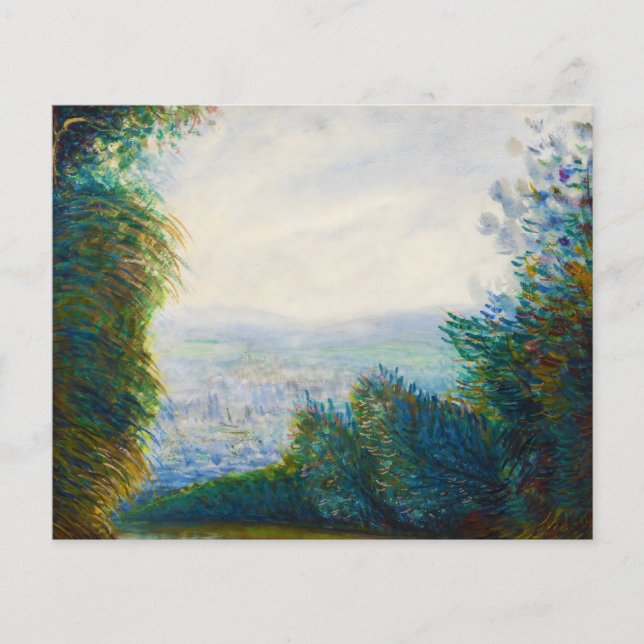 Auvers Valley vid Oise River Renoir (Framsida)
