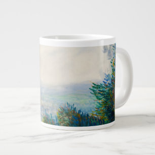 Auvers Valley vid Oise River Renoir Jumbo Mugg