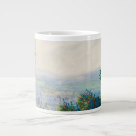 Auvers Valley vid Oise River Renoir Jumbo Mugg