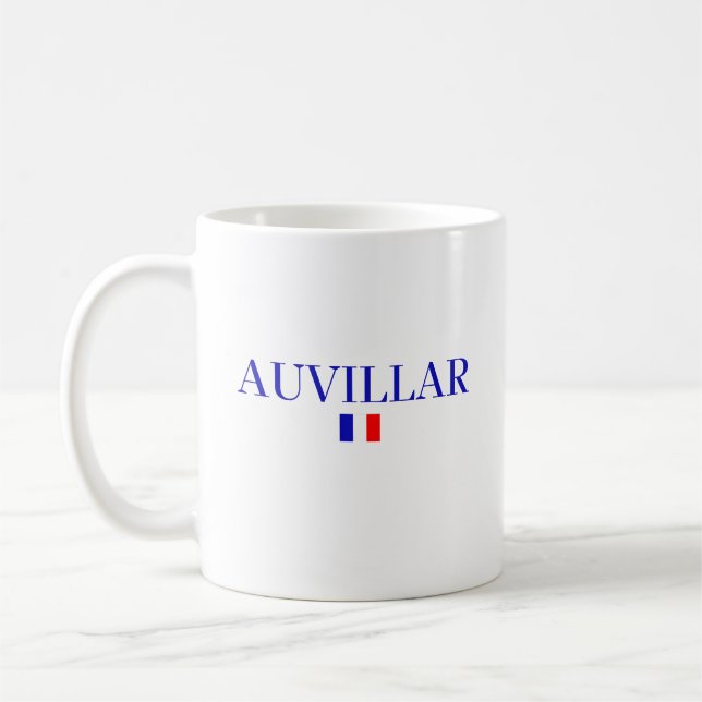 AUVILLAR Frankrike Kaffemugg (Vänster)
