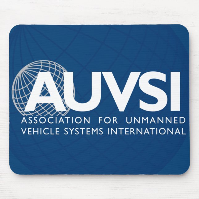 AUVSI-logotyp Mousepad Musmatta (Framsidan)