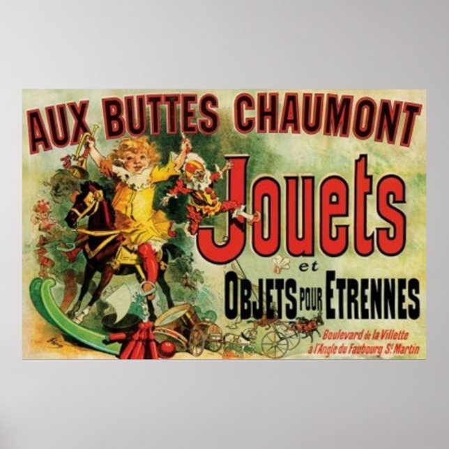 Aux Buttes Chaumont Friends PUBLIC DOMAIN Poster (Framsidan)