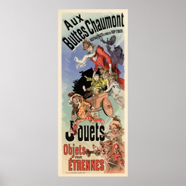 Aux Buttes Chaumont Poster (Framsidan)