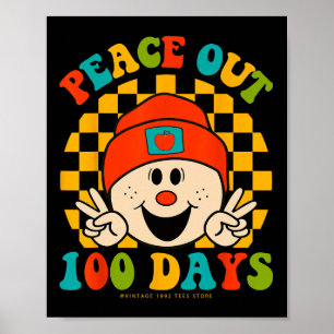 Av 100 dagars skollärare i Student Ögon Lycklig Poster