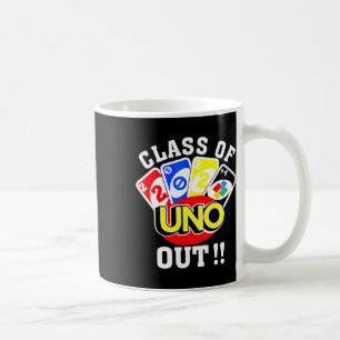 av 2024 års Uno Out Senior 2024 Studenten Teacher  Kaffemugg