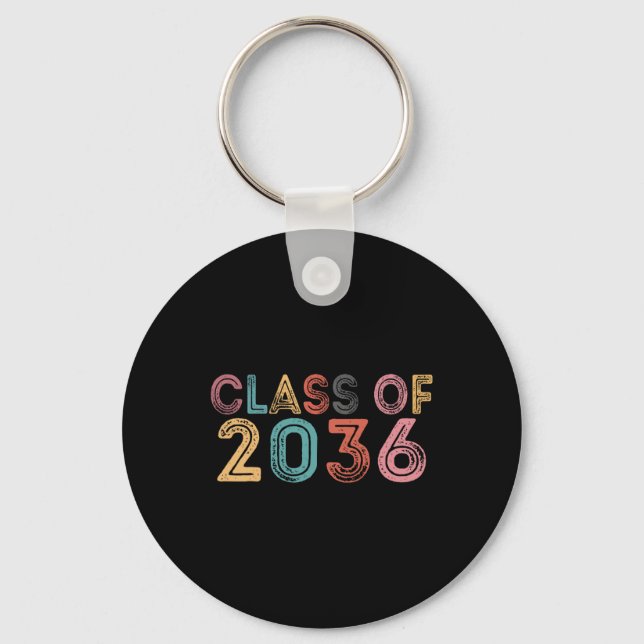 av 2036 års tillväxt med mig Studenten 2036 Nyckelring (Framsida)