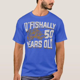 AV 50 ÅRS Gammal fiskare, födelsedagspresent T Shirt