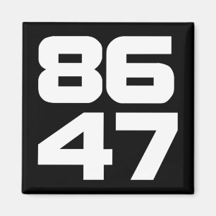 av 86 47 antitrumprestprojekt 2025 magnet