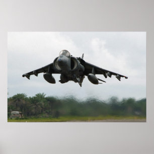 AV-8B Harrier II-flygplan Poster