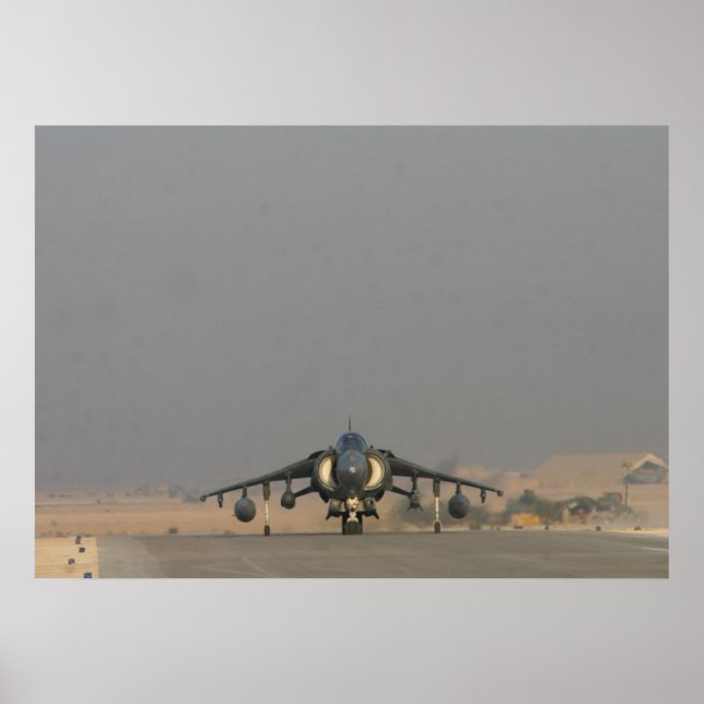 AV-8B Harrier II-flygplan Poster (Framsidan)
