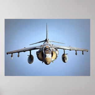 AV-8B Harrier II-flygplan Poster