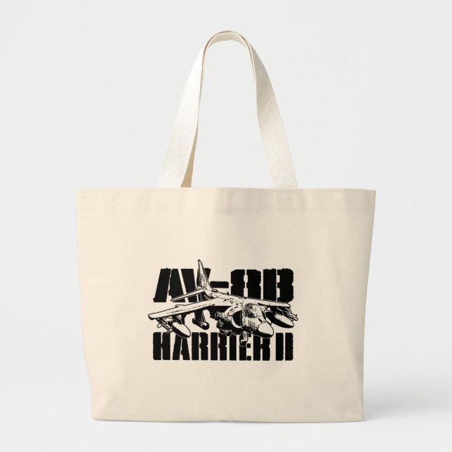 AV-8B Harrier II Jumbo Tote Tygkasse (Framsidan)