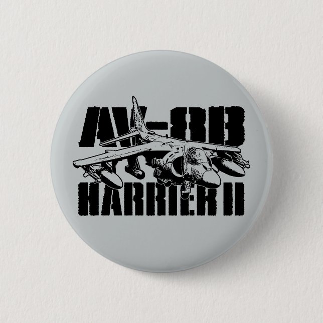 AV-8B Harrier II Round Button Knapp (Framsida)