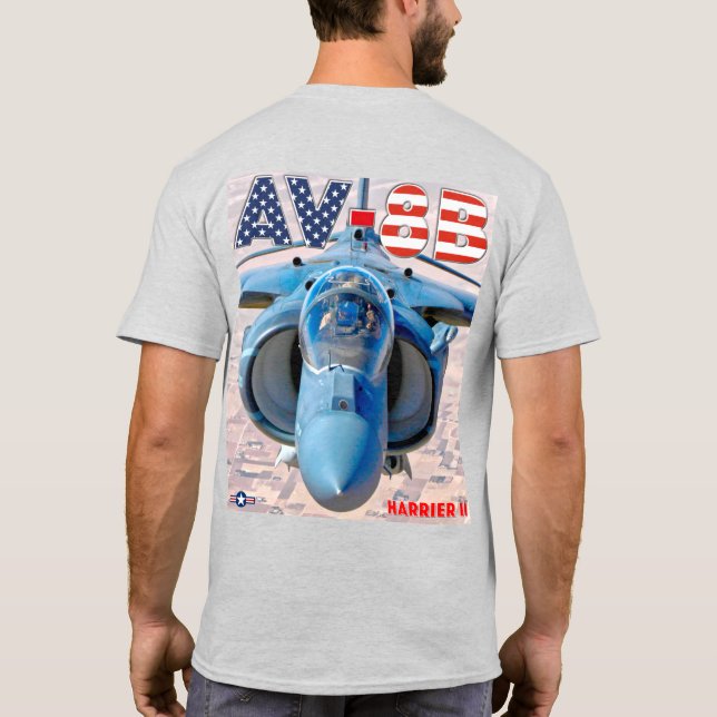 AV-8B HARRIER II T SHIRT (Baksida)