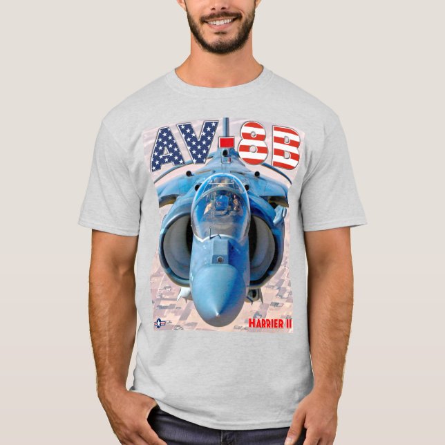 AV-8B HARRIER II T SHIRT (Framsida)