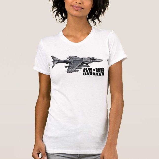 AV-8B Harrier II T Shirt (Framsida)