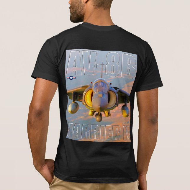 AV-8B HARRIER II T SHIRT (Baksida)