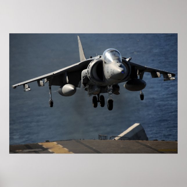 AV-8B Harrier Poster (Framsidan)