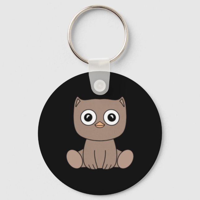 av Adsible Kawaii Hedgehog Sticker Nyckelring (Framsida)
