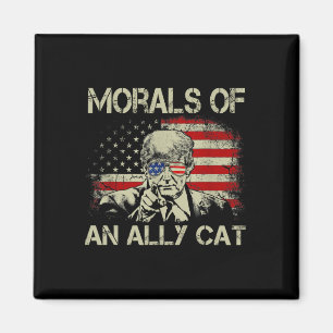 Av Ally Cat Funny Trump 2024 Magnet