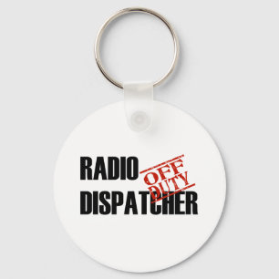 AV - arbetsuppgiften RADIOSÄNDE DISPATCHEREN LÄT Nyckelring