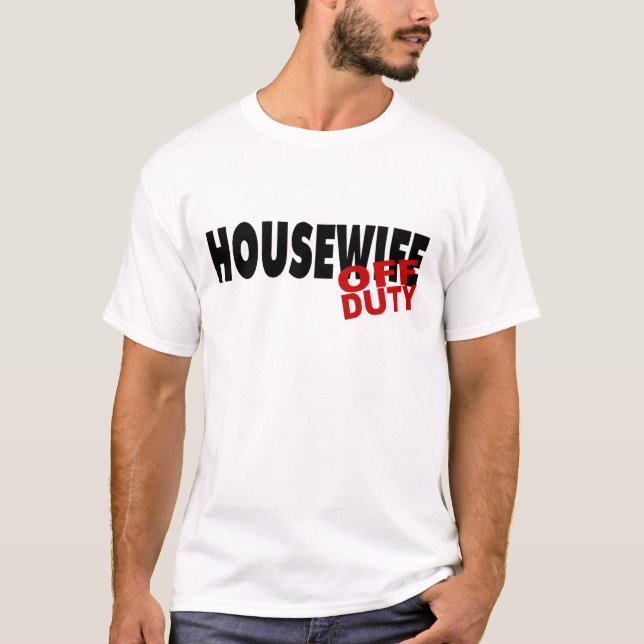 Av - arbetsuppgifthemmafrun (Blk) T-shirt (Framsida)