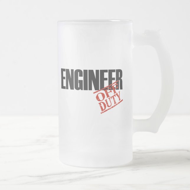 Av - arbetsuppgiftingenjör frostat ölglas (Höger)