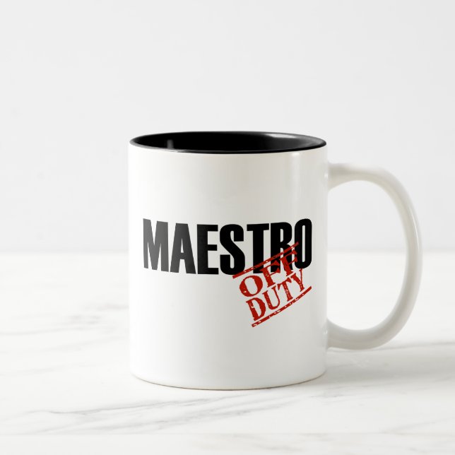 AV - arbetsuppgiftMAESTRO Två-Tonad Mugg (Höger)