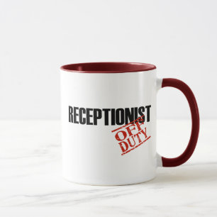 AV - arbetsuppgiftRECEPTIONIST Mugg