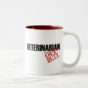 AV - arbetsuppgiftVETERINÄR Två-Tonad Mugg