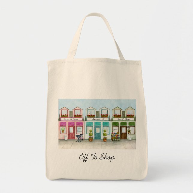 Av att marknadsföra hänga lös tygkasse (Framsidan)