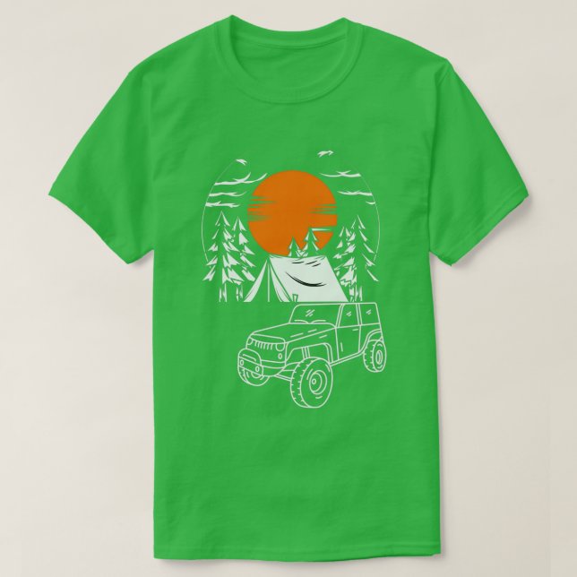 Av Äventyr av Roader Camp Älskare Gift T Shirt (Design framsida)