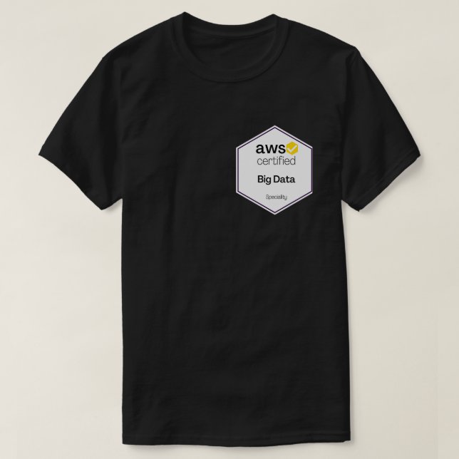 AV AWS AUKTORISERAD BIG DATA SPECIALTY LOGOTYP CLO T SHIRT (Design framsida)
