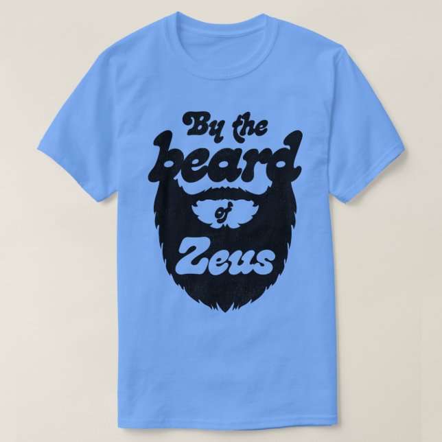 Av Beard Zeus T Shirt (Design framsida)