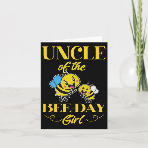 av Bee Day Girl Fars dag som matchar födelsedag Kort