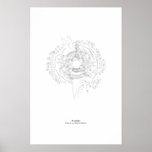 Av bemanna: Månsken (svart) Poster