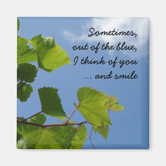 Av blå magnet (Framsidan)