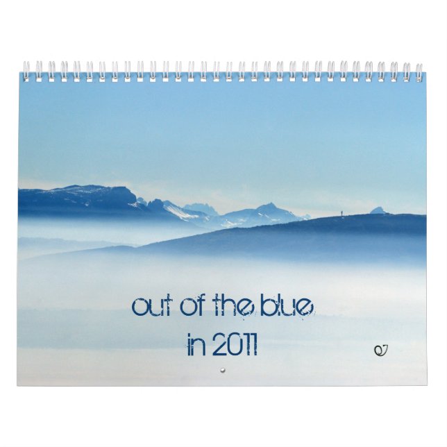 av blått 2011 kalender (Omslag)