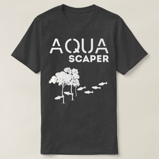 av blått akvaskkapslar t shirt (Design framsida)